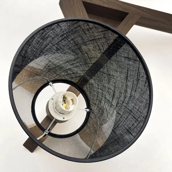 Brilagi - Lampadario LED ANTHONY 3xE14/40W/230V rovere/noce/nero