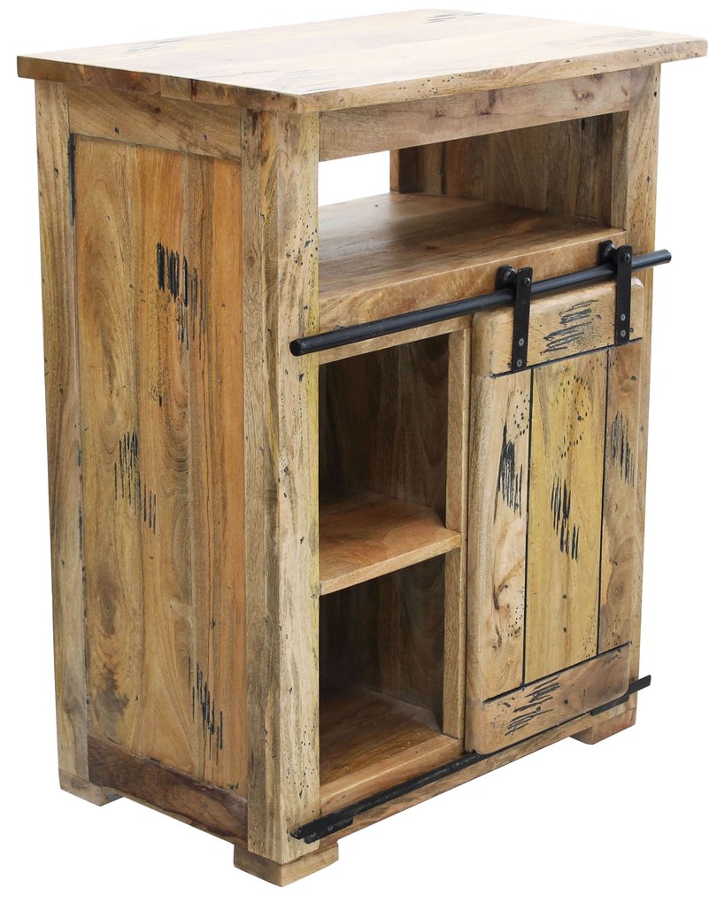 BEILY - mobiletto legno di mango 3 cassetti