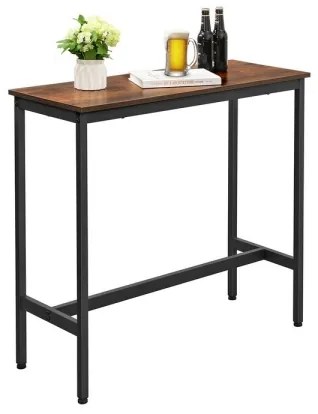 Tavolino da bar BARTIS marrone/nero