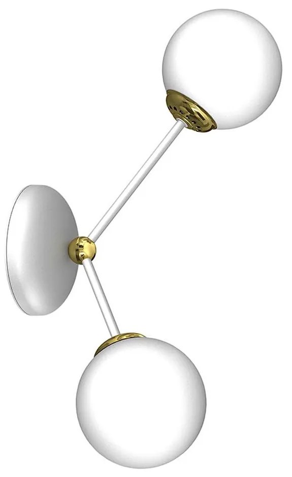 Applique JOY 2xE14/40W/230V bianca/oro