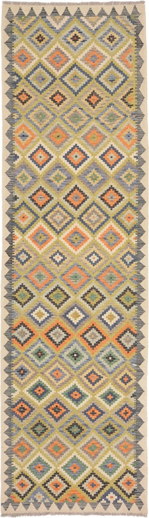 Kilim Tappeto orientale 290x80 (Afghanistan) Annodato A Mano