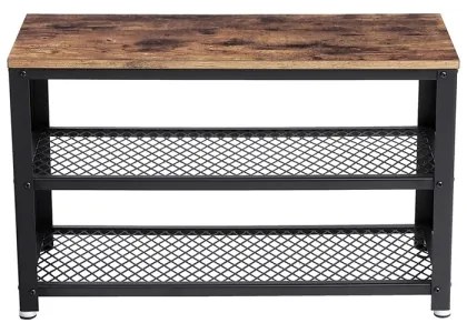 Scarpiera DAVOR marrone/nero