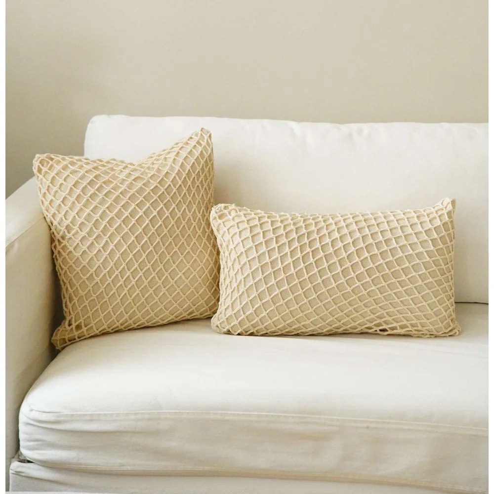 Federa decorativa in cotone 43x43 cm Net – Mioli Decor