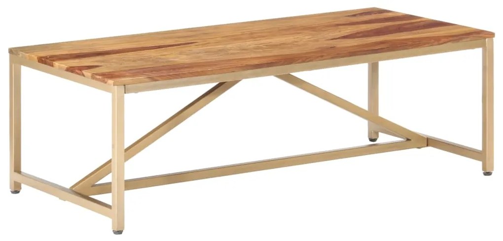 Tavolino Da Salotto 120x60x40cm İn Legno Massello /