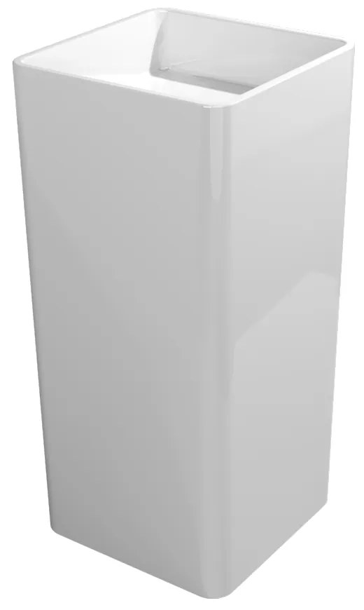 Ceramica flaminia monowash lavabo a colonna 40 cm centro stanza freestanding in ceramica bianco