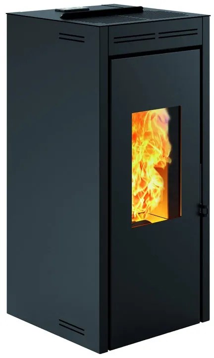 Stufa pellet idro INVICTA Teramo 17 16.8 kW nero