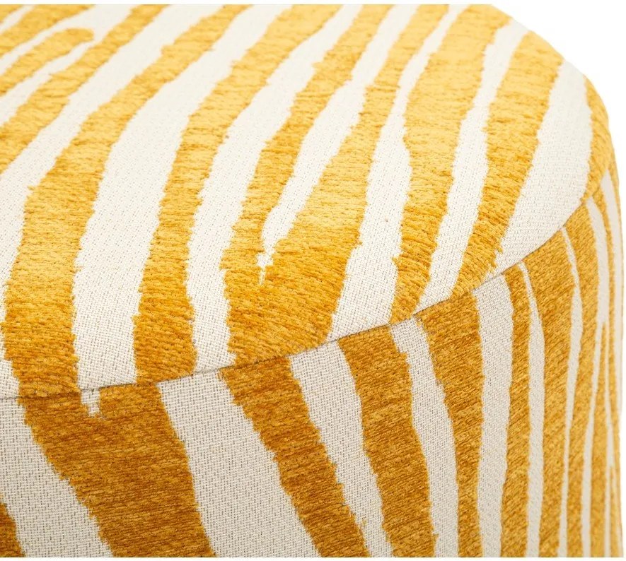 Poggiapiedi color senape Savana – Mauro Ferretti