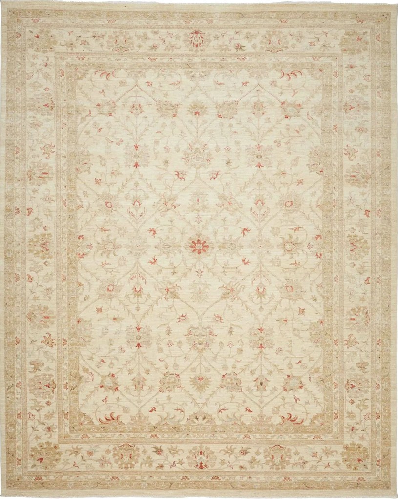 Ziegler Tappeto 250 x 300 Beige (Pakistan) Annodato A Mano
