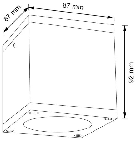 Applique da esterno MORRIS 1xGU10/35W/230V IP54