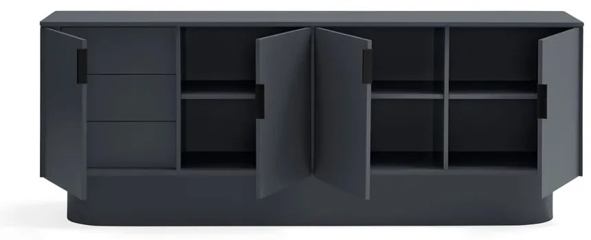 Cassettiera antracite 200x77,5 cm Totem - Teulat