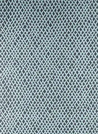 Farrow & Ball Carta da parati Amime - Off-Black/ Dix Blue