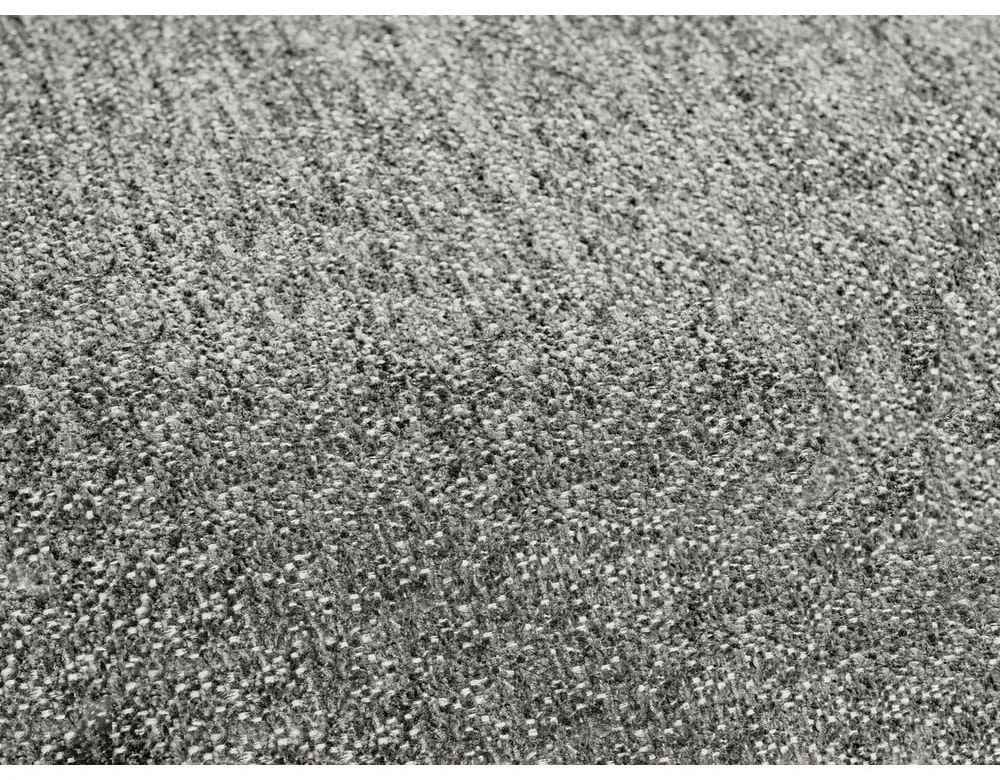 Divano angolare grigio scuro allungabile e con contenitore (penisola a sinistra/a U) con rivestimento in ciniglia Everest – Bobochic Paris