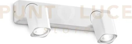 Rudy square applique a parete orientabile 2 luci attacco gu10 lampa...