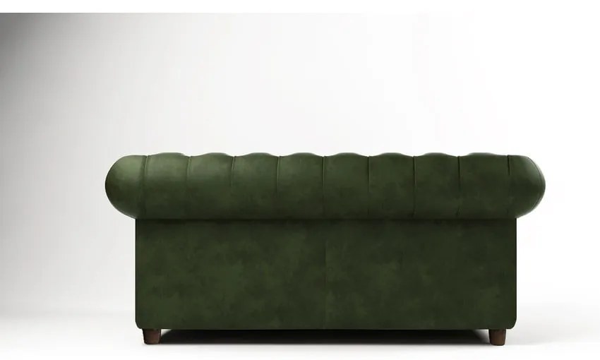 Divano in velluto verde scuro 184 cm Cambridge - Ropez