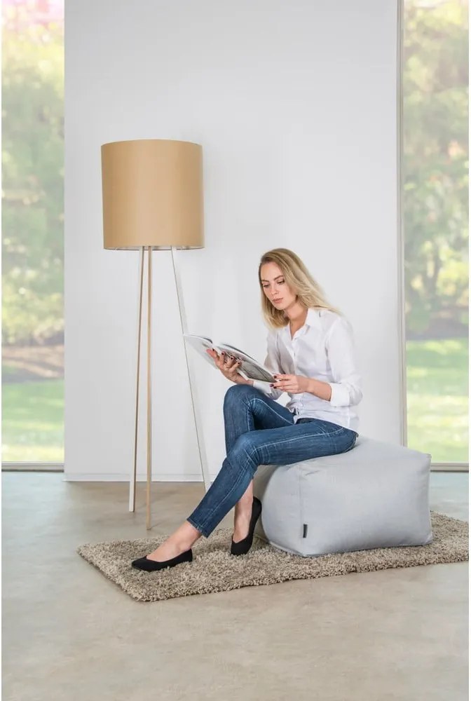 Puof a sacco greige Softbox MooG – SLOWDOWN