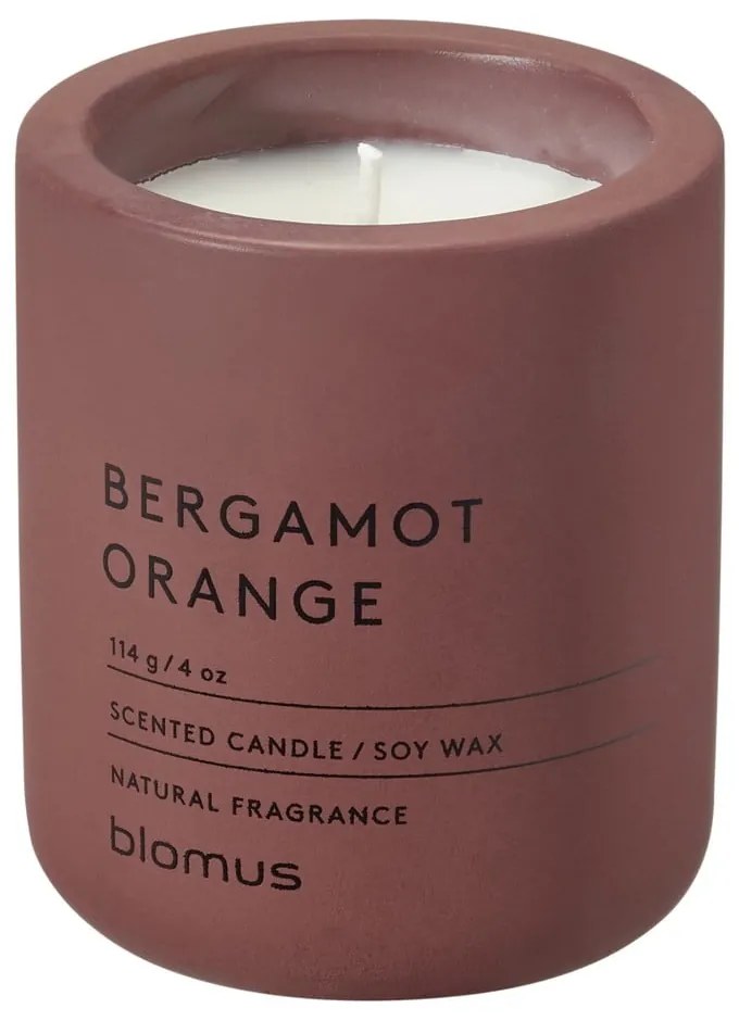 Candela in cera di soia profumata tempo di combustione 24 h Fraga: Bergamot Orange – Blomus