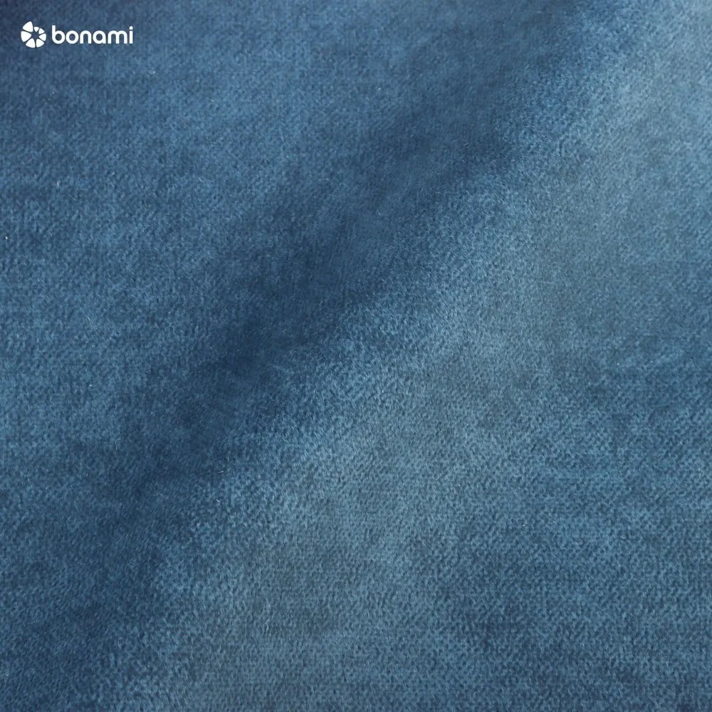 Letto boxspring blu scuro con spazio contenitivo 140x200 cm - Ropez