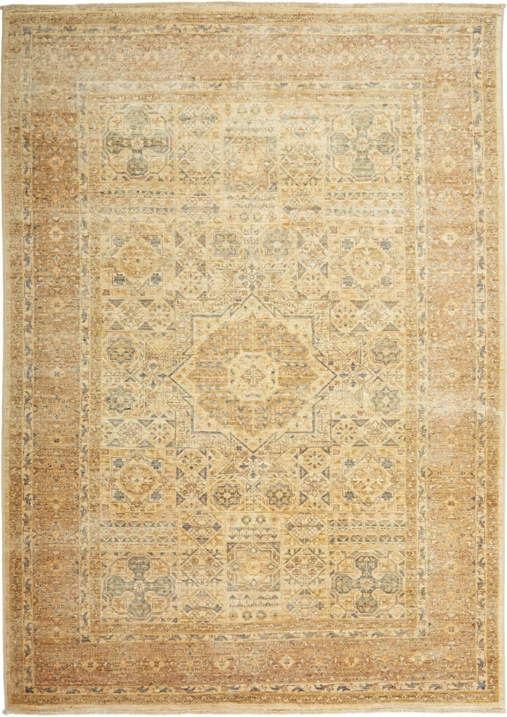 Mamluk Tappeto orientale 180 x 120 Beige (Pakistan) Annodato A Mano