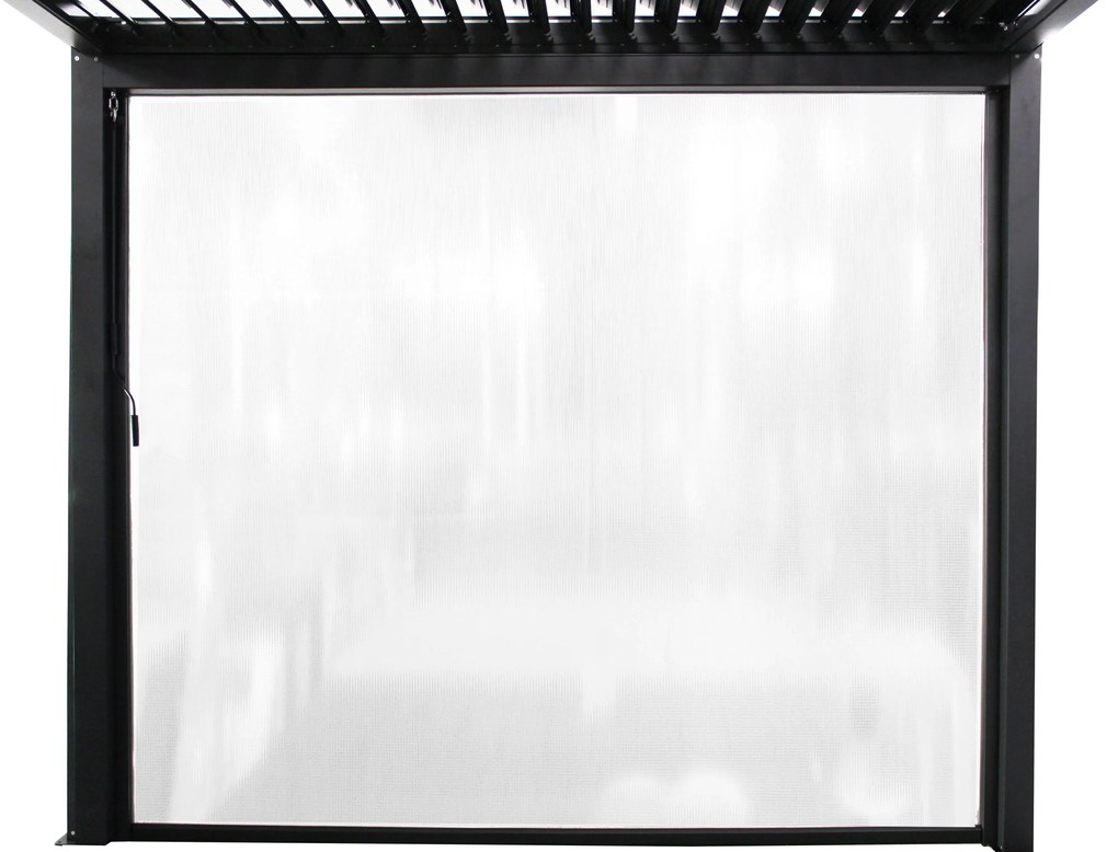 Laterale in PVC per lato da 4 m pergola bioclimatica
