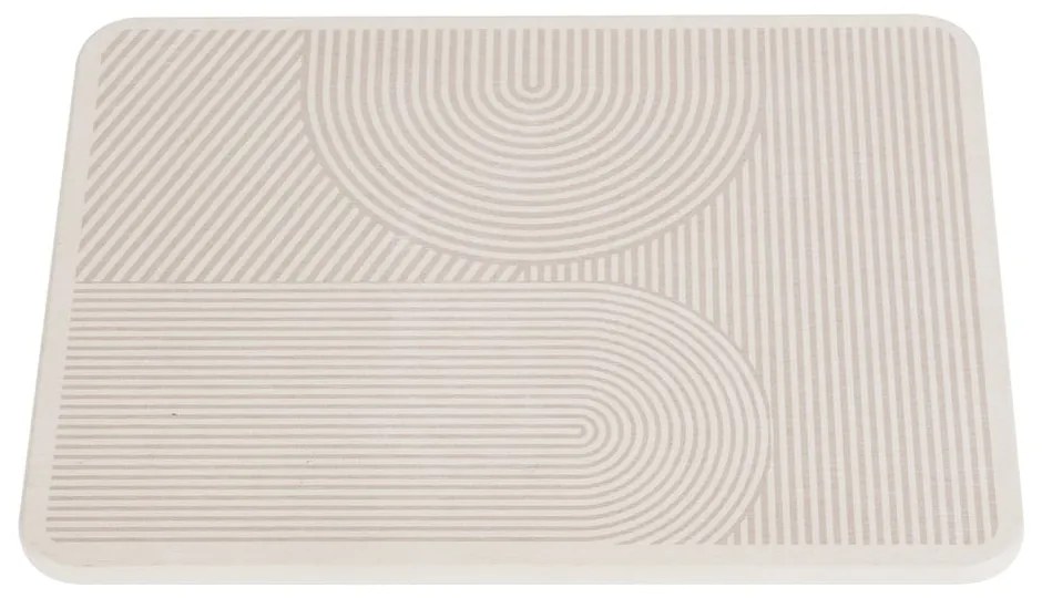 Tappetino scolapiatti beige in diatomite 40x30 cm Damon – Wenko