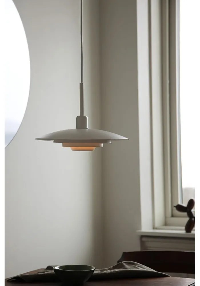 Lampadario bianco con paralume in metallo ø 35 cm Piny – Markslöjd