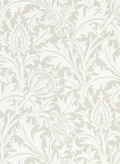 Morris & Co Carta da parati Pure Thistle - Pebble