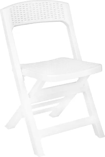 Sedia da esterno richiudibile in polipropilene Bianco NUVIRA