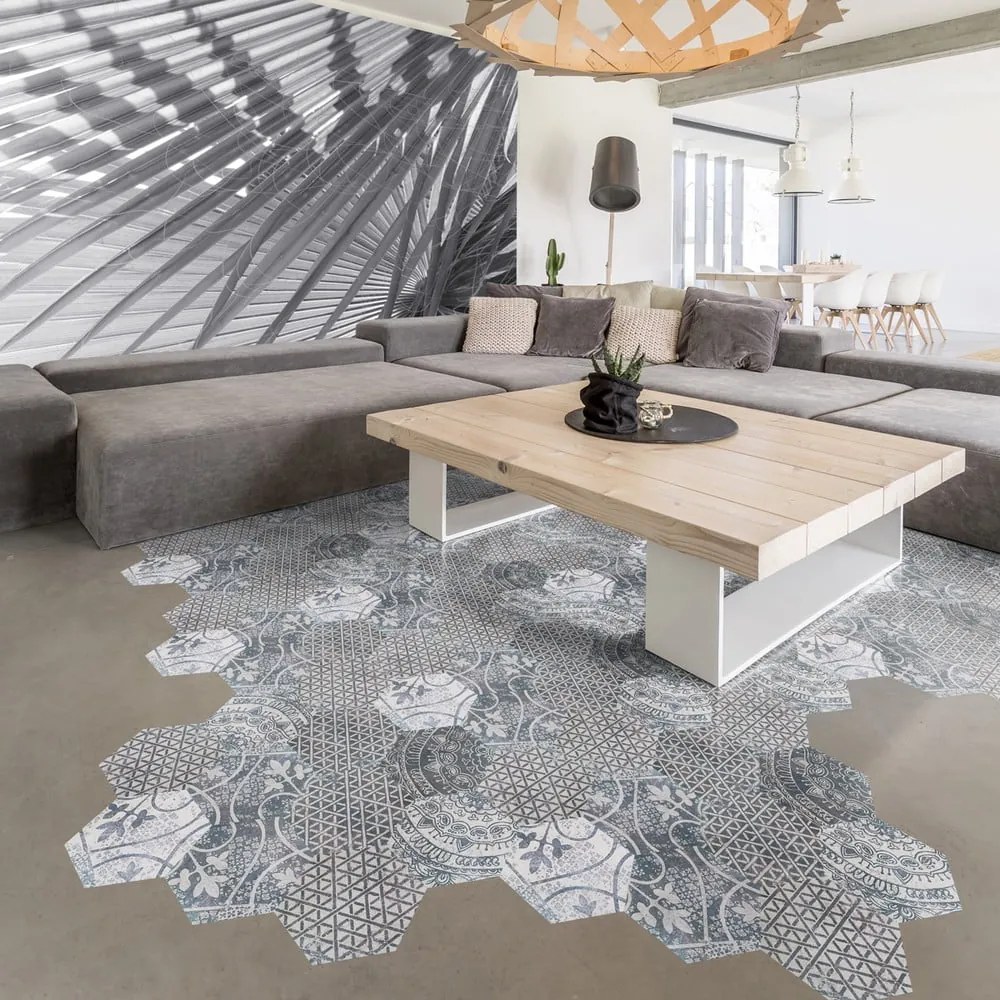 Set di 10 adesivi da pavimento Quento, 40 x 90 cm - Ambiance