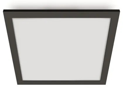 WiZ - Plafoniera LED dimmerabile SUPERSLIM LED/12W/230V  Wi-Fi nero