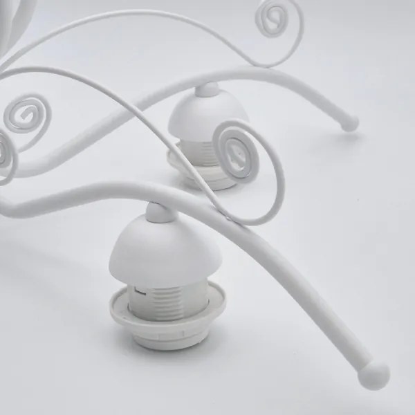 Lampadario a catena RETRO II 5xE27/60W/230V bianco