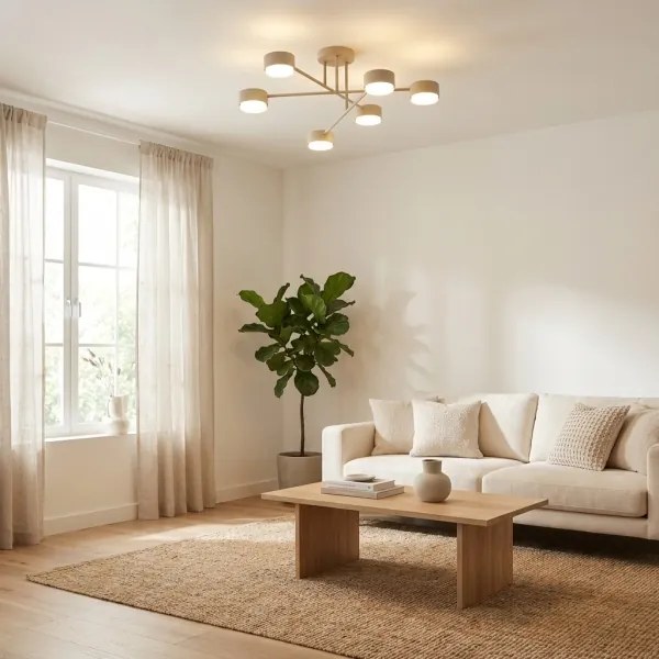Brilagi - Plafoniera LED MONO 6xGX53/13W/230V beige