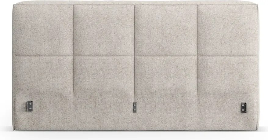Testiera beige imbottita 249x100 cm Darren – Micadoni