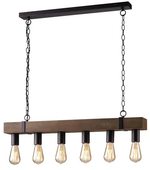 Lampadario Industriale Tezas 6x E27 LUCE AMBIENTE DESIGN