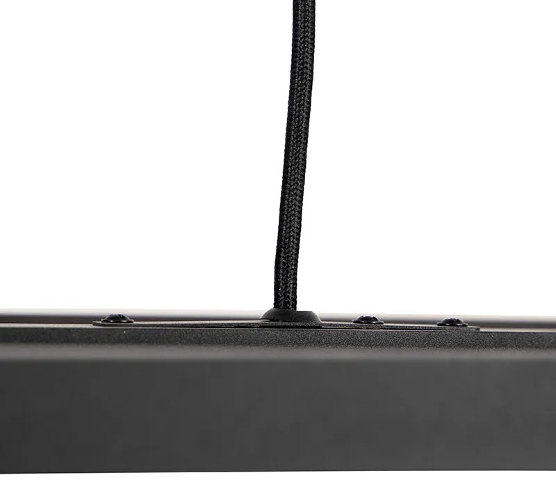 Lampada a sospensione industriale nera 4 luci - Big Cage