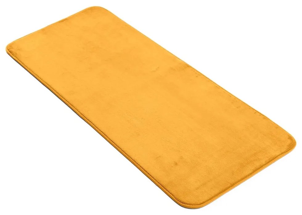 Tappetino da bagno giallo 50x120 cm Vitamine - douceur d'intérieur