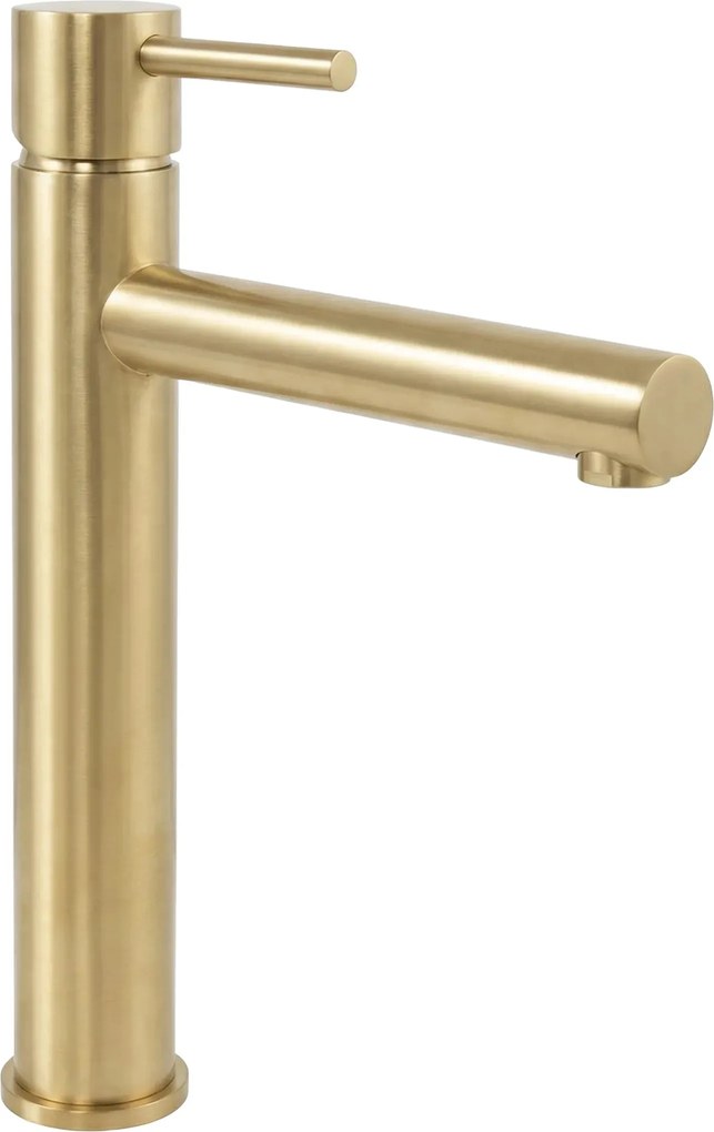Rubinetto da lavabo Rea Tess Brush Gold High