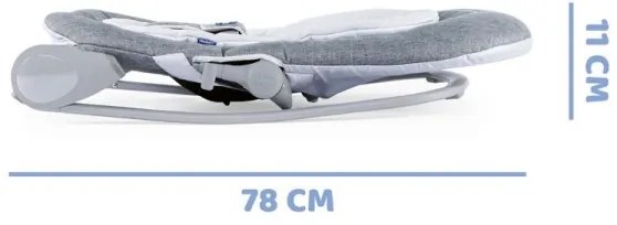 Chicco - Altalena per bambini HOOPLA grigio/bianco