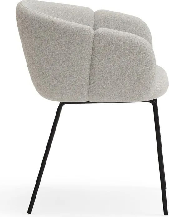 Sedia da pranzo grigio chiaro in imbottito Add – Teulat