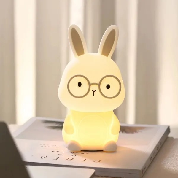 Lampada a LED RGBW dimmerabile per bambini FLORKA LED/1W/5V USB 1200 mAh grigio