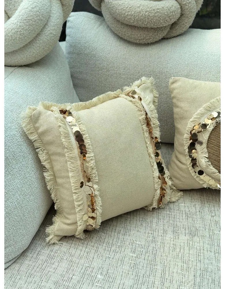 Federa decorativa 43x43 cm Sequins – Mioli Decor