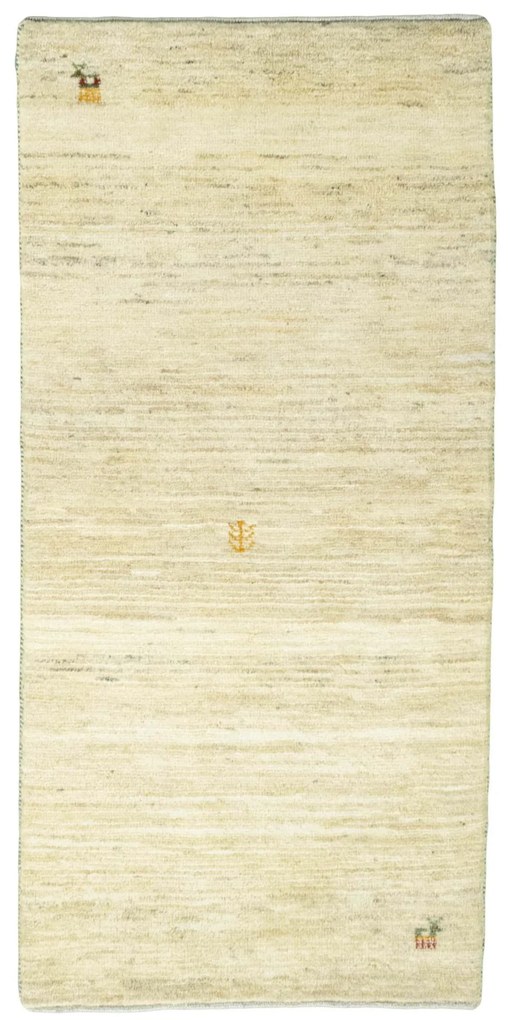 Gabbeh Tappeto persiano 70 x 150 Beige (Iran) Annodato A Mano