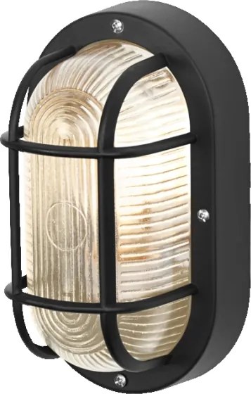 Osram - Lampada da parete per esterni BULKHEAD 1xE27/10W/230V IP54 nera