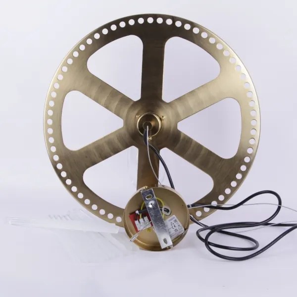 Globo 15698HM - Lampadario a sospensione con filo GORLEY 1xE27/60W/230V diametro 40 cm oro