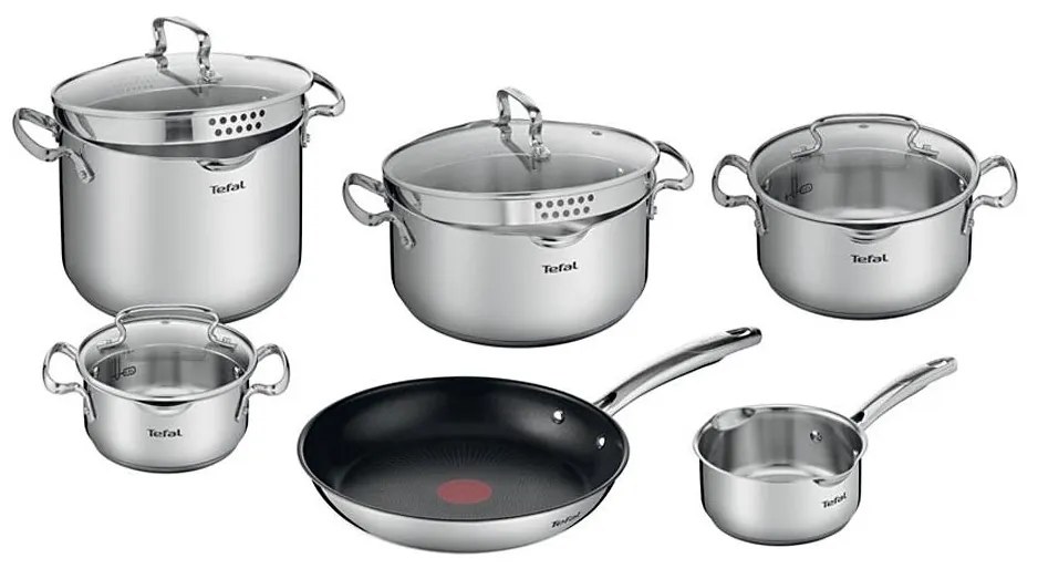 Tefal - Set di pentole 10 pz DUETTO