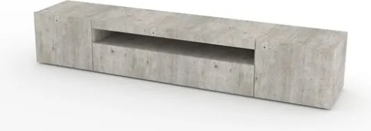 Mobile Porta TV Basso 200x40x36 Con 3 Ante Cemento Daiquiri