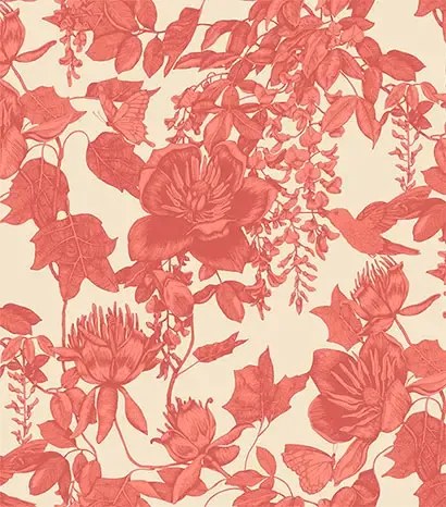 Cole & Son Carta da parati Tivoli - Coral