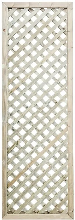 Pannello grigliato in legno marrone chiaro Franz L 60 x H 180 cm, spessore 45 mm
