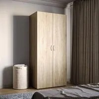 Armadio 2 ante rovere sonoma Seba2 80x51,6x177h