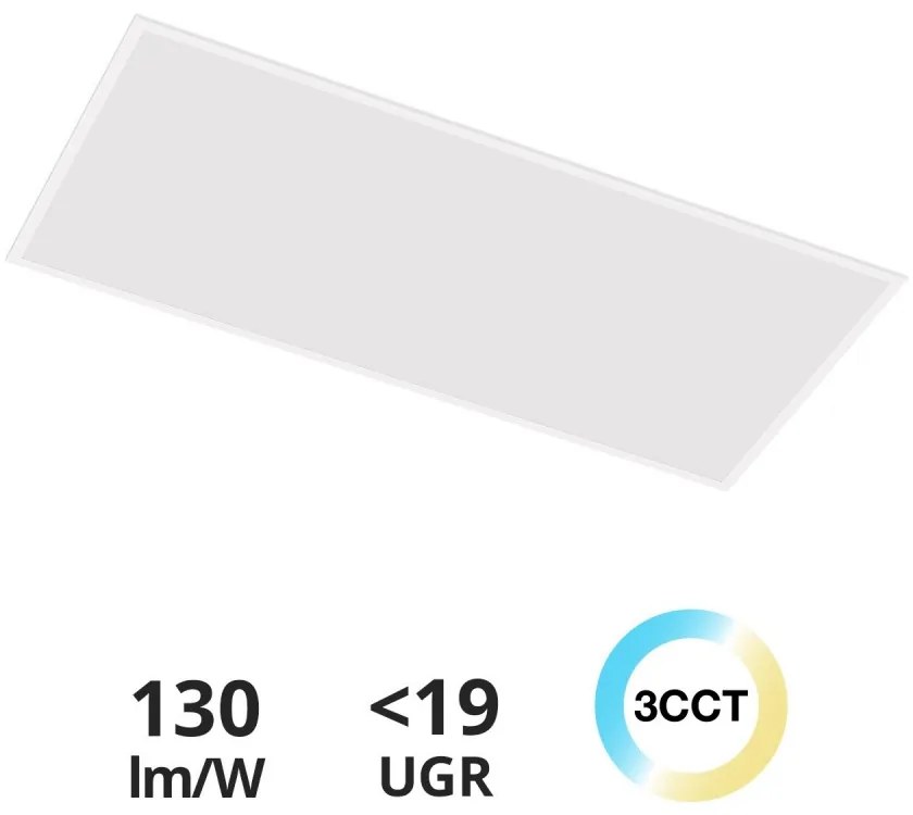 Pannello LED 120x60 42W CCT Bianco Variabile UGR19 con driver Philips Colore Bianco Variabile CCT