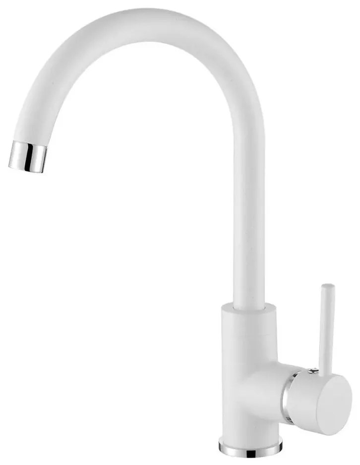 Concept BDG3334WH - Miscelatore per lavello 33,5 cm granito/bianco